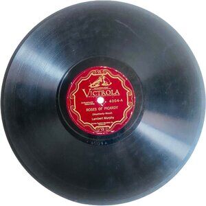 Lambert Murphy Roses Of Picardy 10in Shellac 78 RPM Victrola 4004-A Vintage